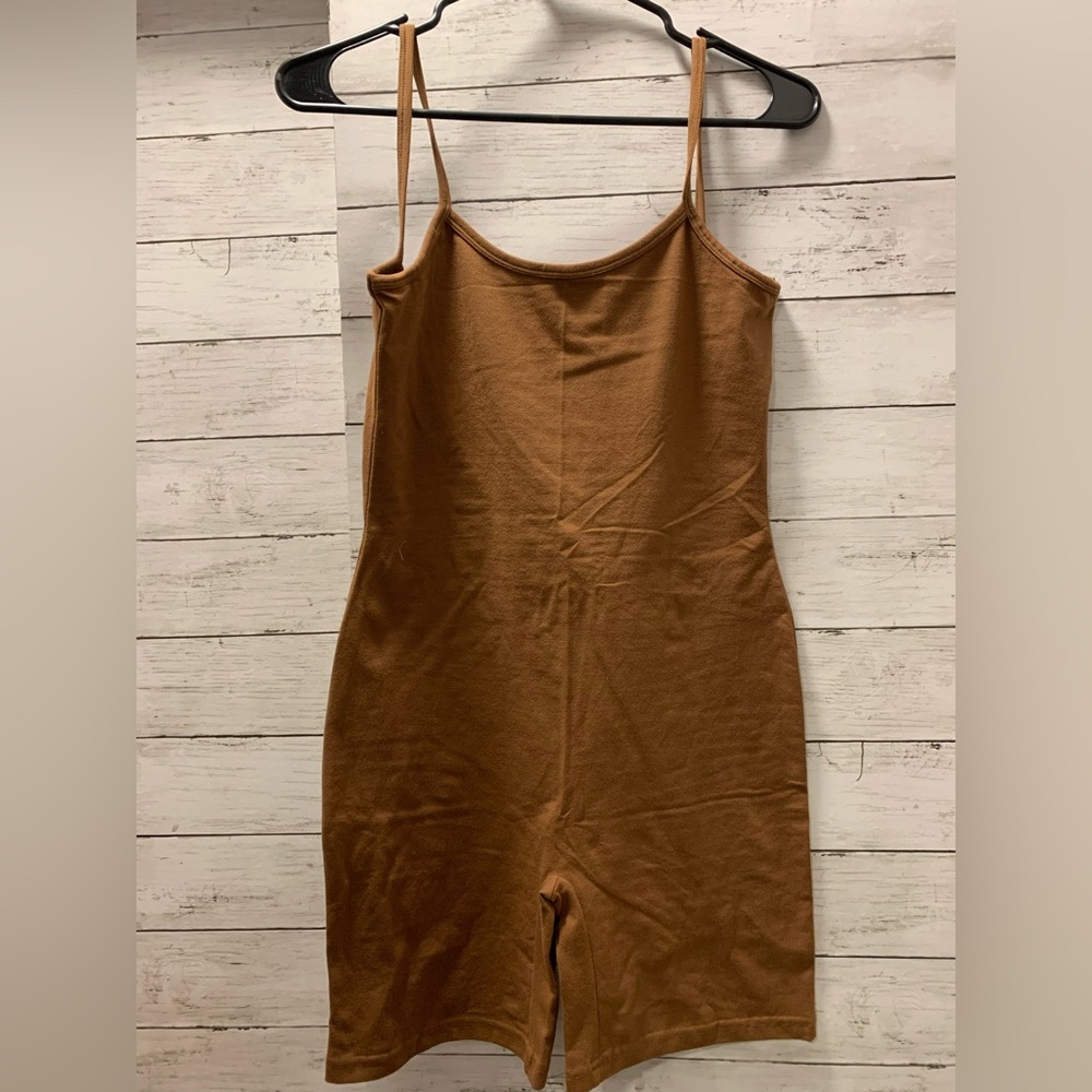 American Apparel Cotton Spandex Sleeveless SingletShapewear Bodysuit